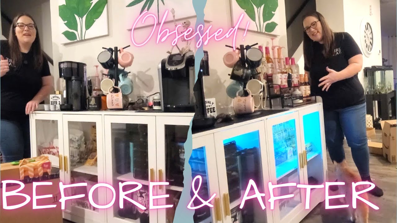 Ultimate Coffee Bar Makeover ☕ | Organize With Me + New Syrup Flavors!