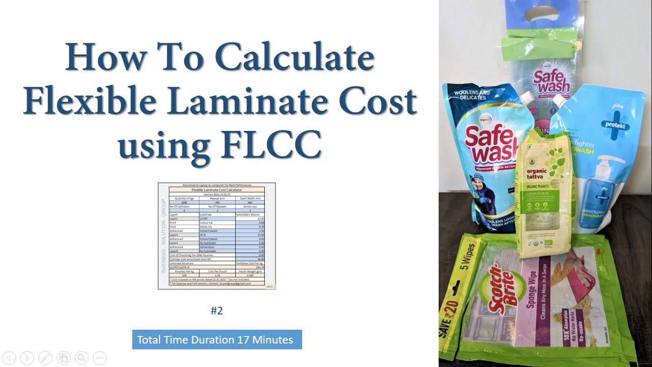 How to Calculate Flexible Laminate Cost using FLCC