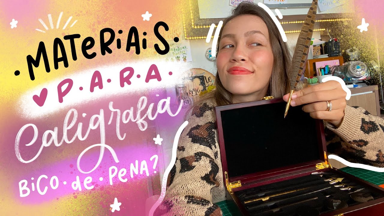 TUDO SOBRE OS PRINCIPAIS MATERIAIS PARA CALIGRAFIA | Karol Stefanini