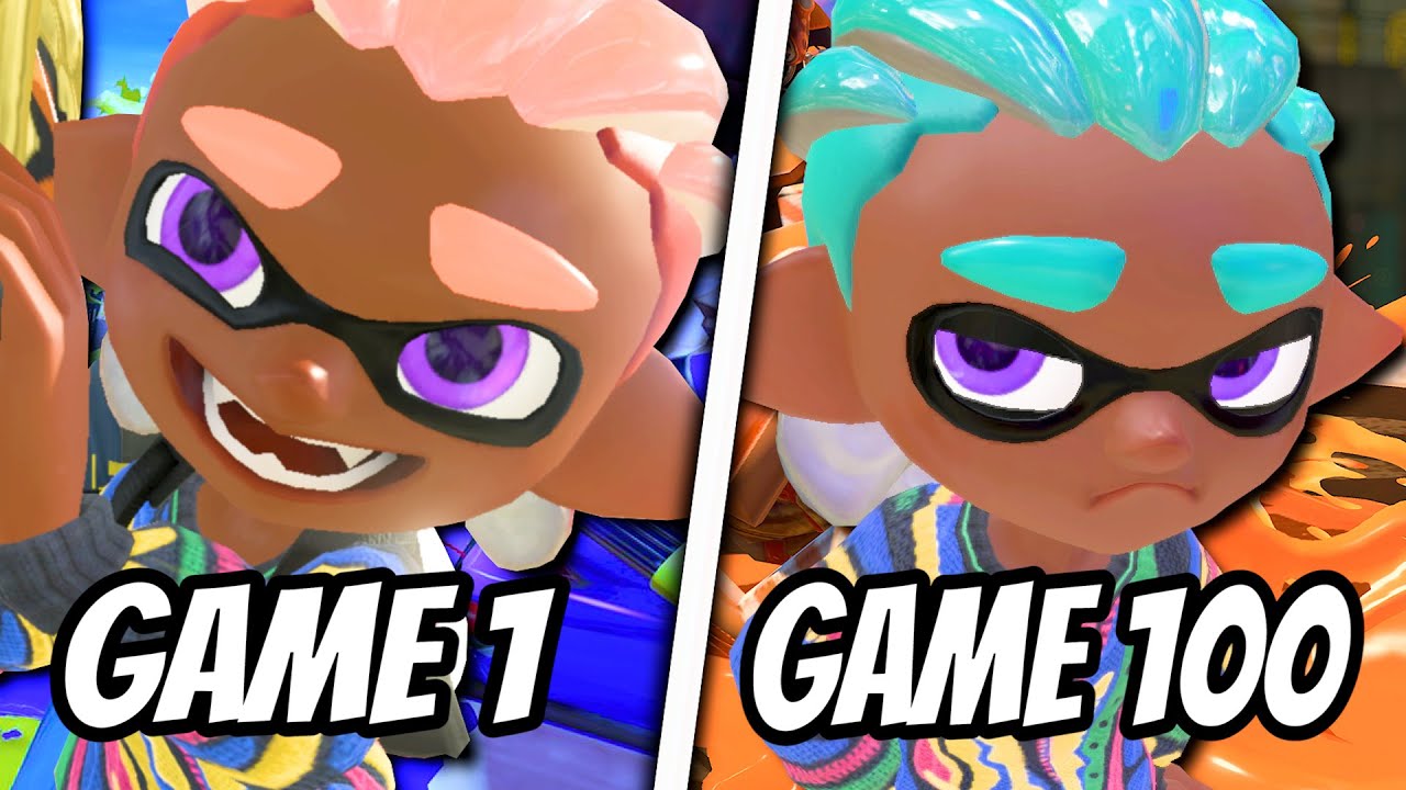 I SURVIVED 100 GAMES OF SPLATOON 3