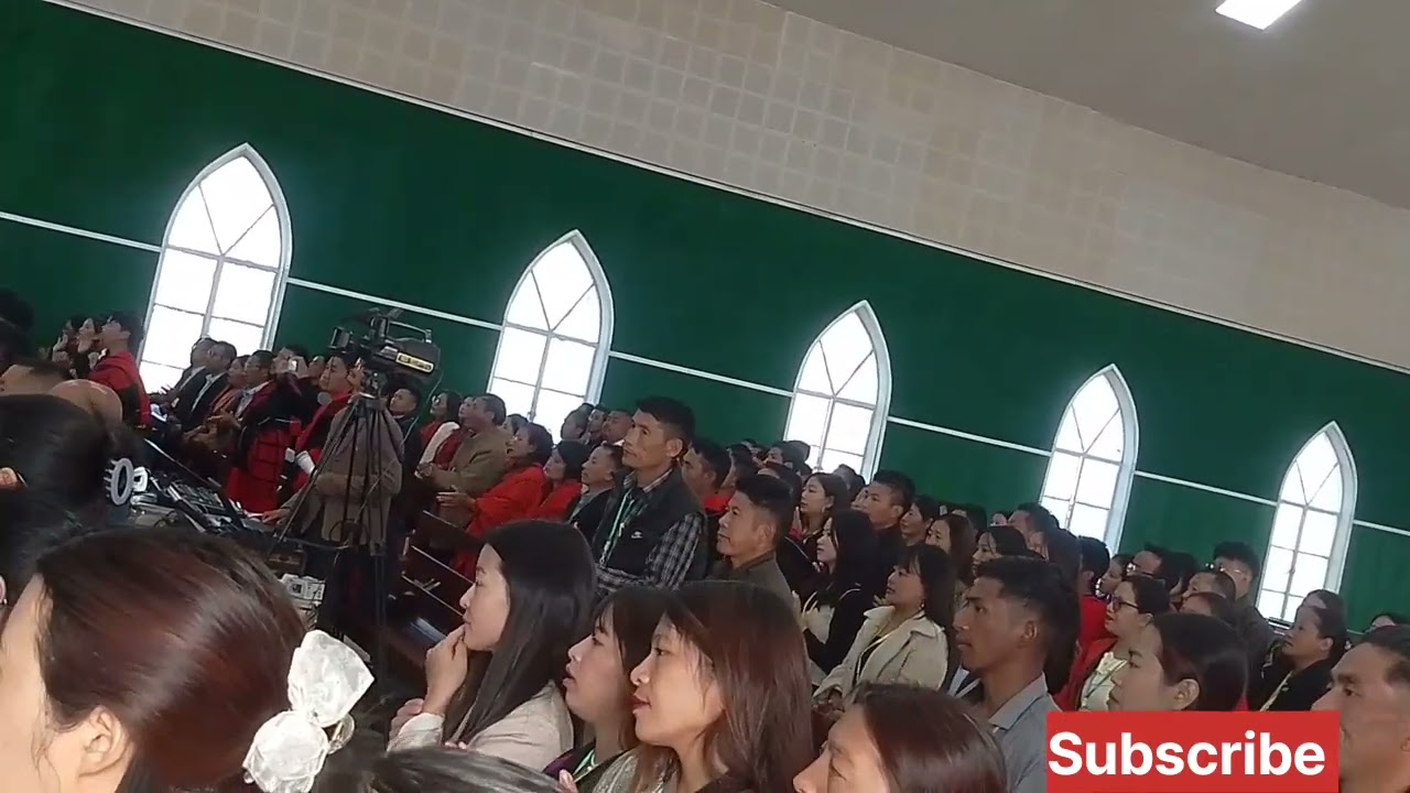 Yimkhiung 2nd triennial convention Chessore village lead by praise N worship team tuensang town