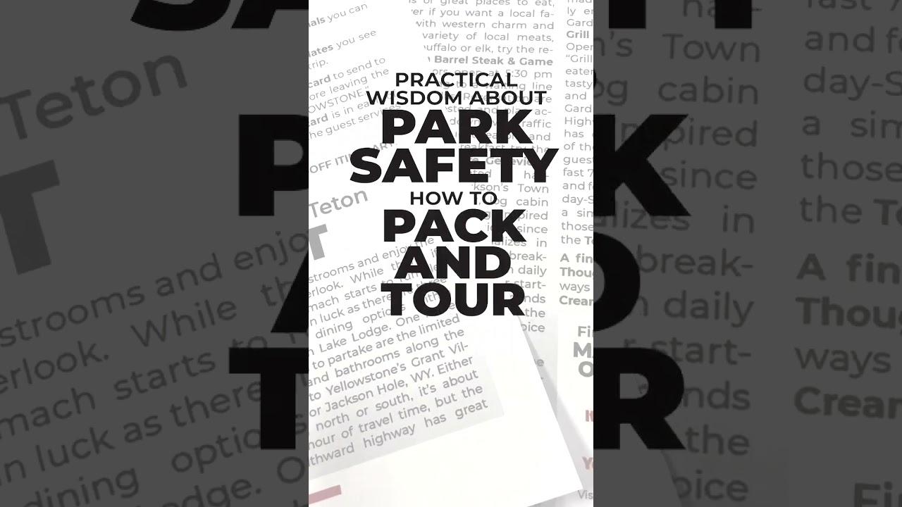 FREE TOURING YELLOWSTONE with Kids Tip Sheet