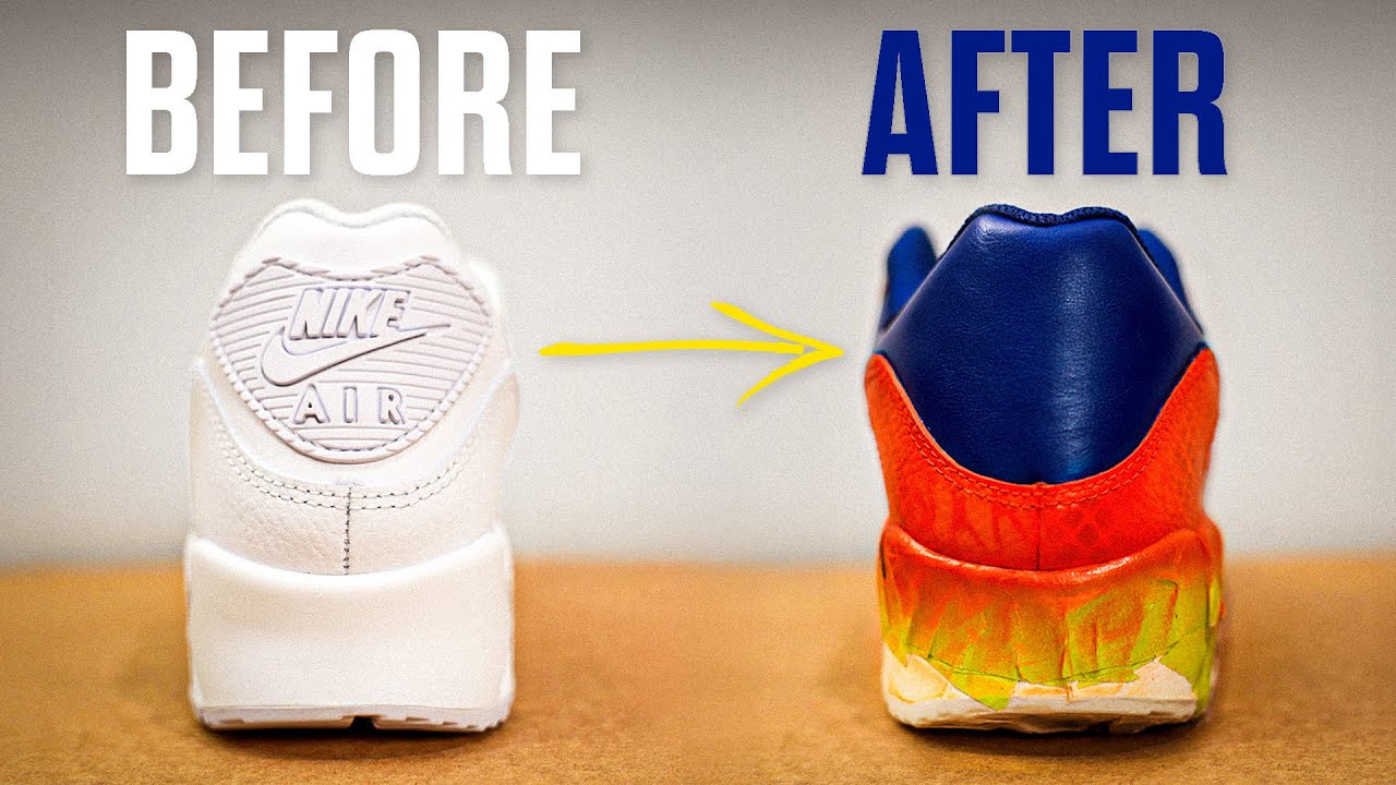 Хотите снять заднюю накладку с Air Max 90? Вот как это сделать…