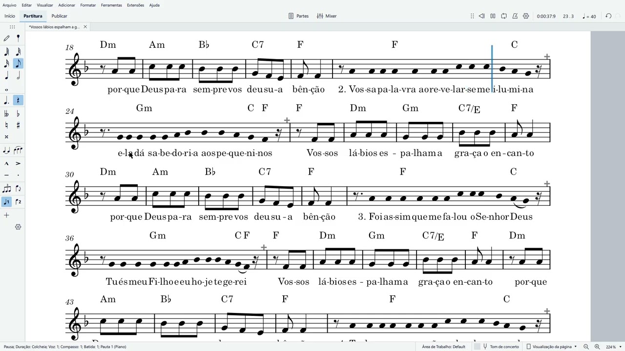 Vossos lábios espalham a graça o encanto Ofertório Festa da Apresentação do Senhor
