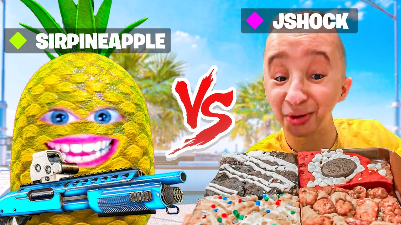 Сэр Ананас против JShock9nine (y=mx+b)