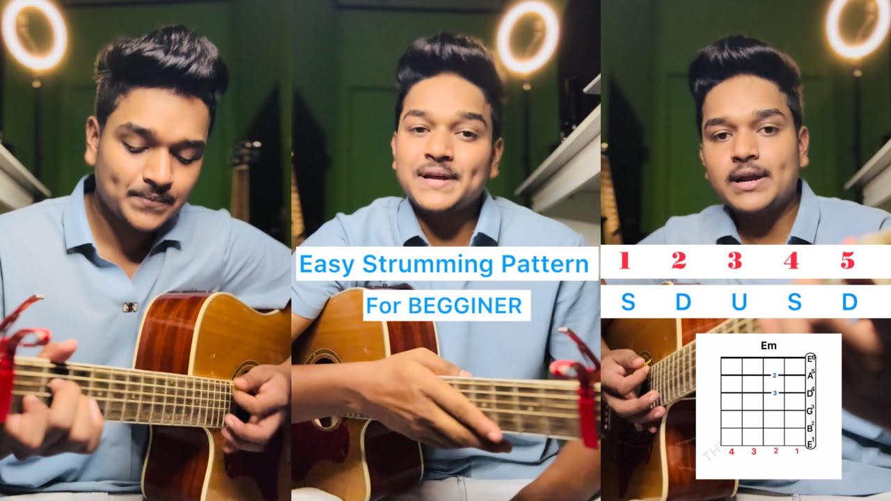 🌍විනාඩියෙන් ගිටාර්💞 ( එප්පඩි සුහම් 6/8 Strumming Pattern !!!😍🎸 ) | Sinhala Guitar Lesson