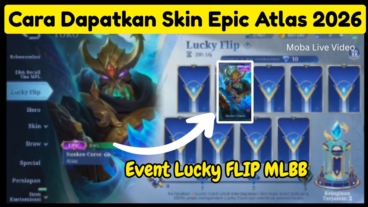Berikut Cara Dapat Skin Epic Atlas 