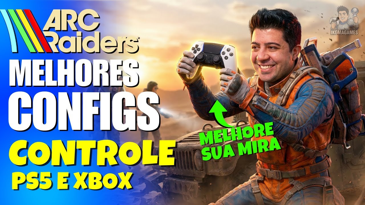 Melhore sua mira no Controle em ARC Raiders! Configs para PS5 e XBOX