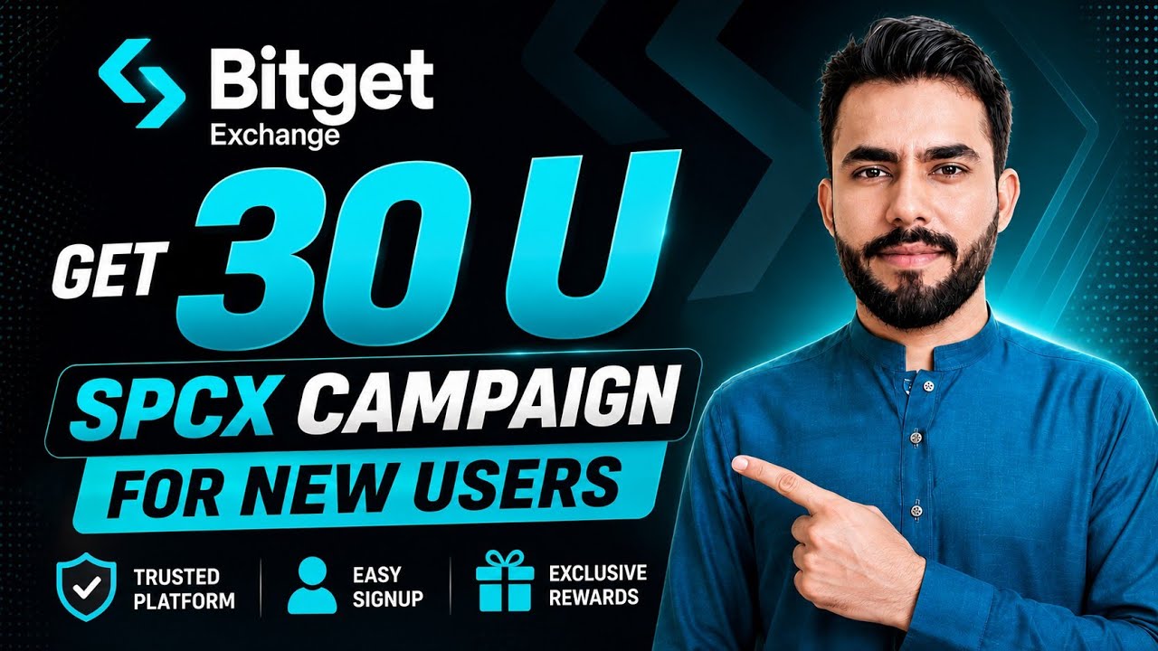 Bitget Exchange 30U Offer | SPCX Campaign for New Users | Step-by-Step Guide (2026)