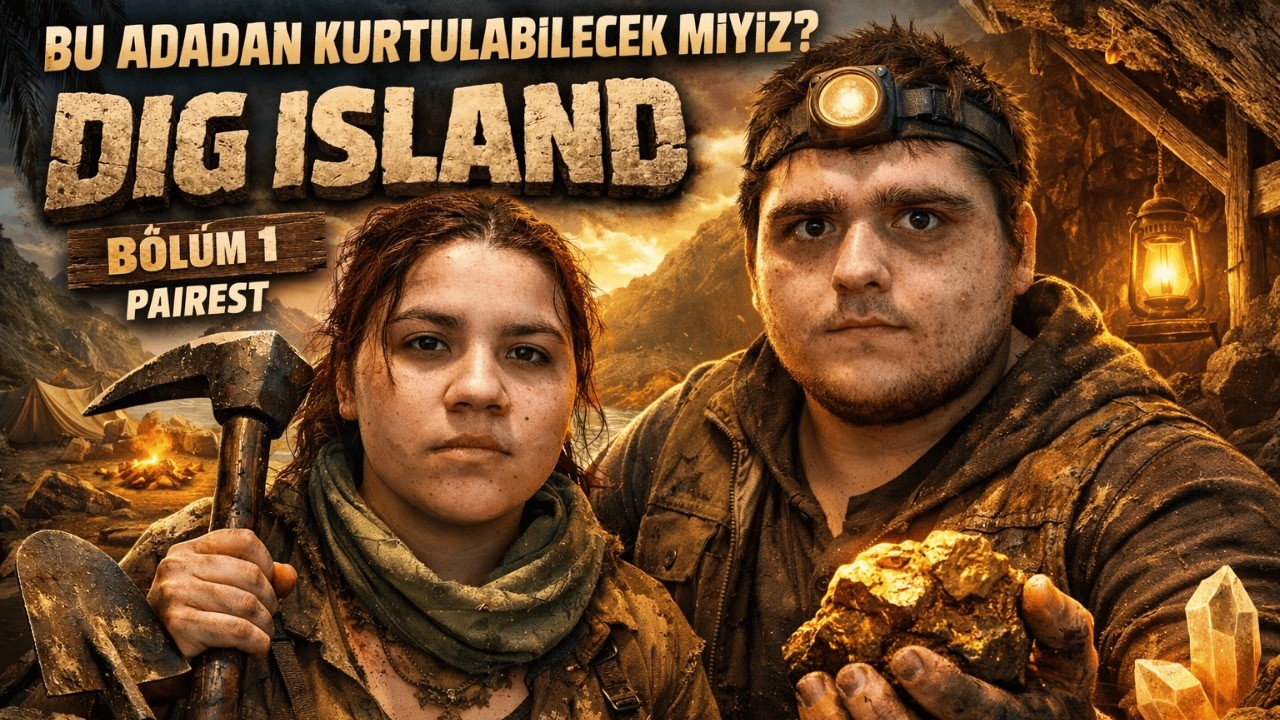 Bu Adadan Kurtulabilecek miyiz? 🏝️ | Dig Island: Bölüm 1 | Pairest