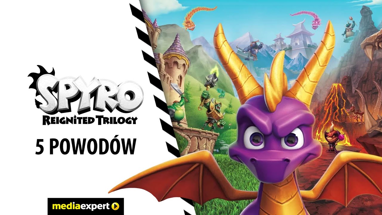 Spyro Reignited Trilogy: 5 powod&oacute;w, dlaczego warto wybrać tę grę | GiveMe5 prezentuje Kromka