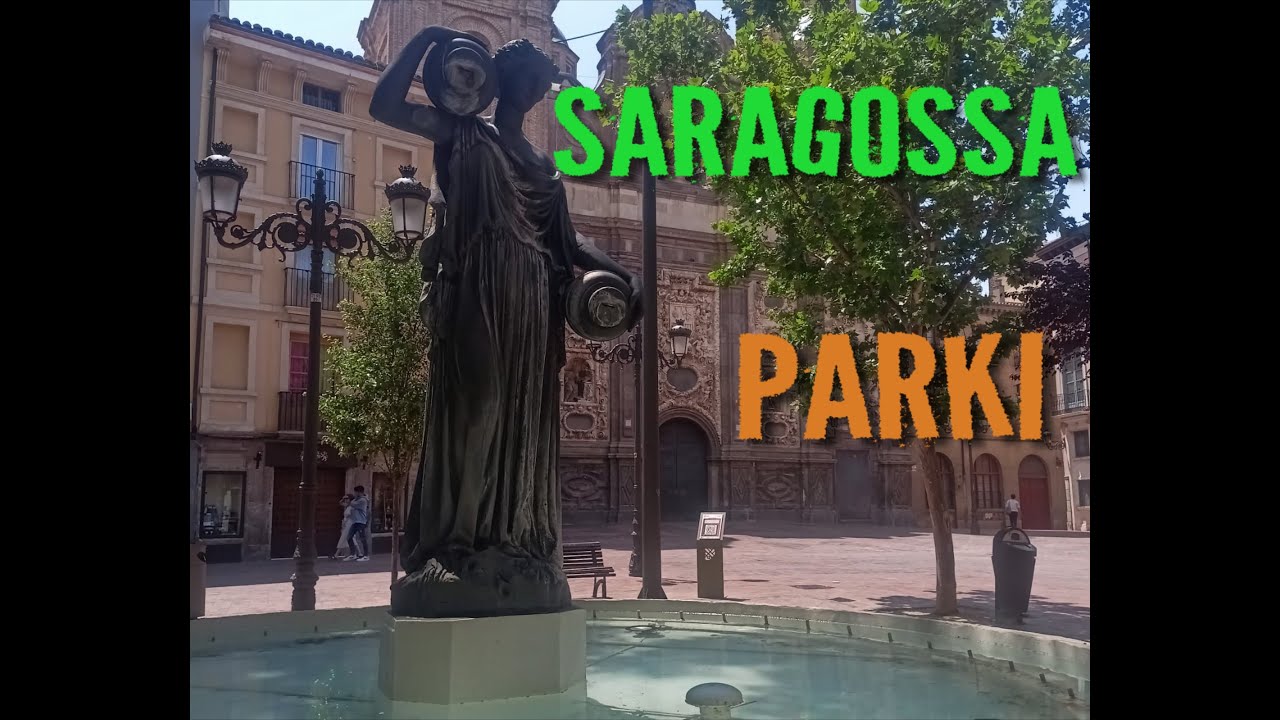 Hiszpania - Aragonia ! Saragossa - Park w mieście