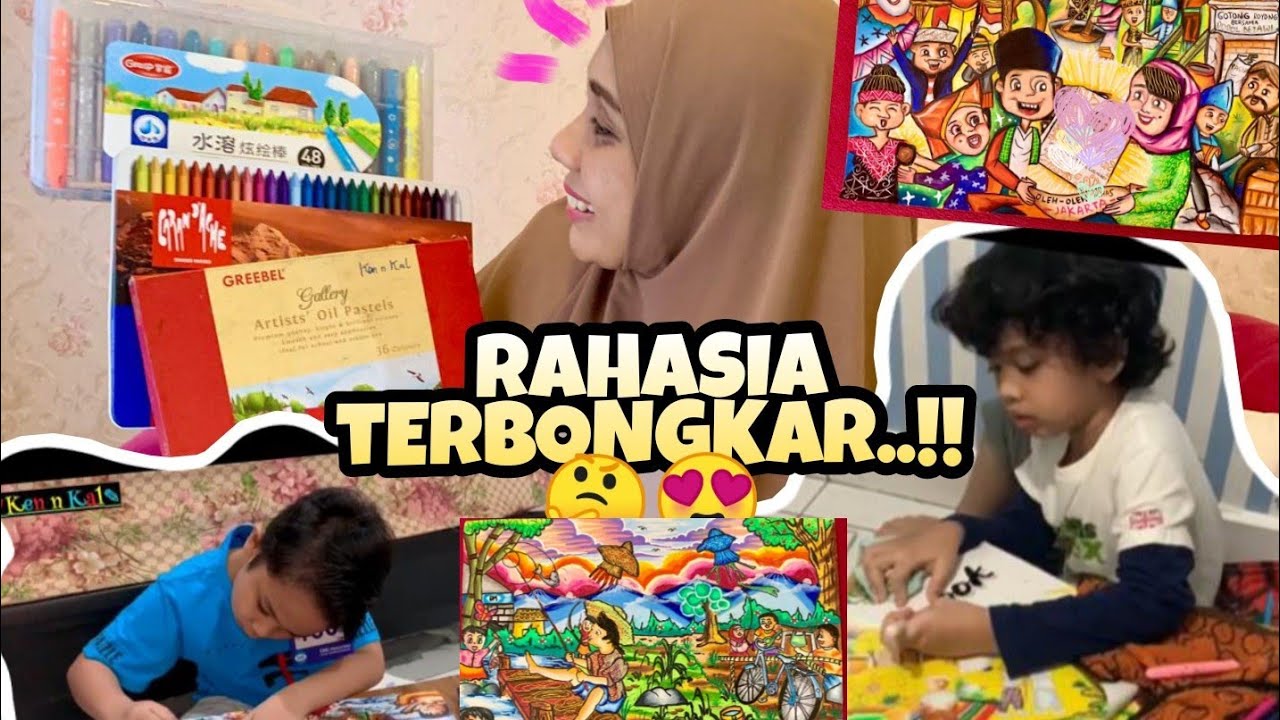 BONGKAR RAHASIA JUARA MEWARNAI MENGGAMBAR ONLINE 😍 CARANDACHE