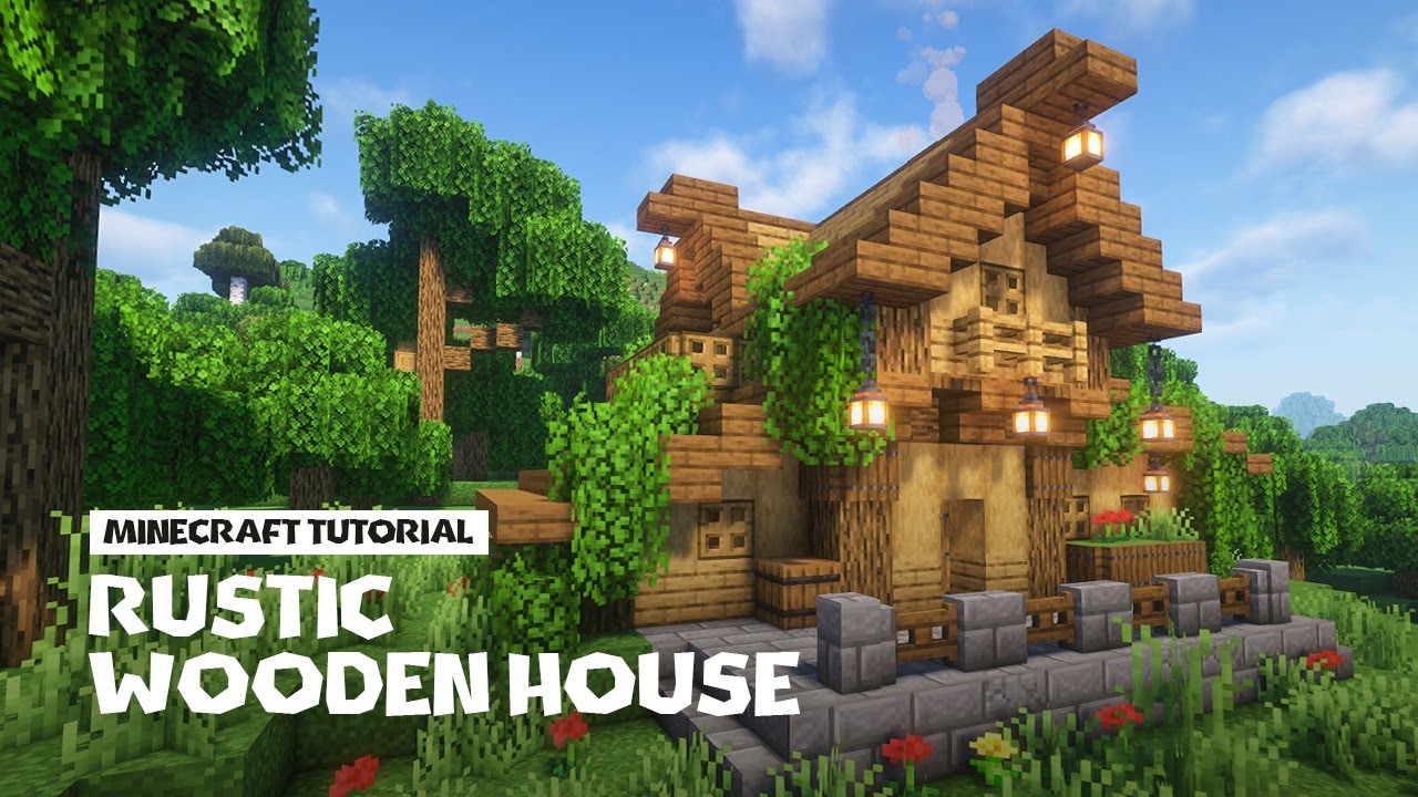 Minecraft: How to Build a Rustic Wooden House for Survival 🏡 [Updated Tutorial]