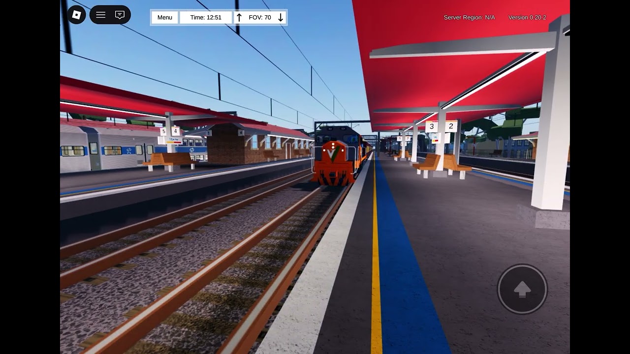V/line Passing Waverley (Redfern) In Roblox: Trainways