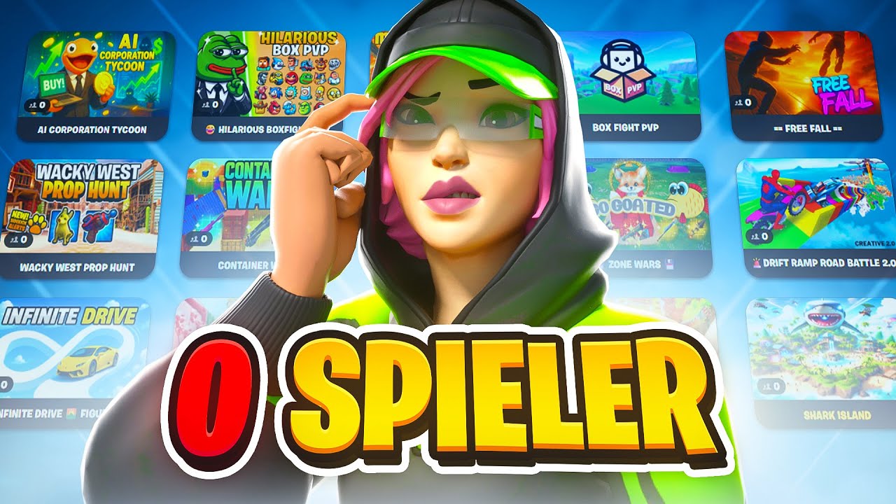 RUBIX SPIELT FORTNITE MAPS MIT 0 SPIELERN 🤢 (respektlos)