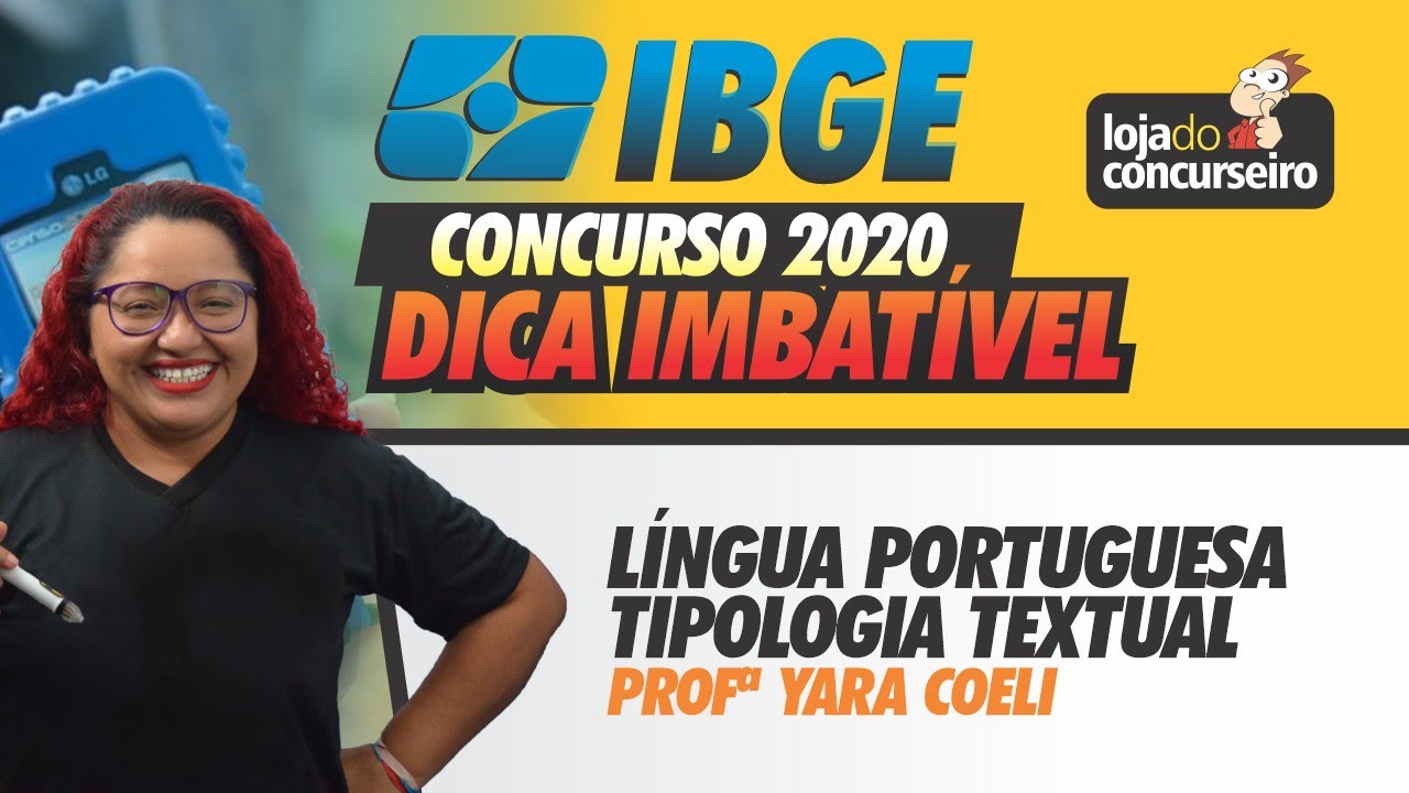 Dica 01- IBGE 2020 - Língua Portuguesa - Cebraspe - Yara Coeli
