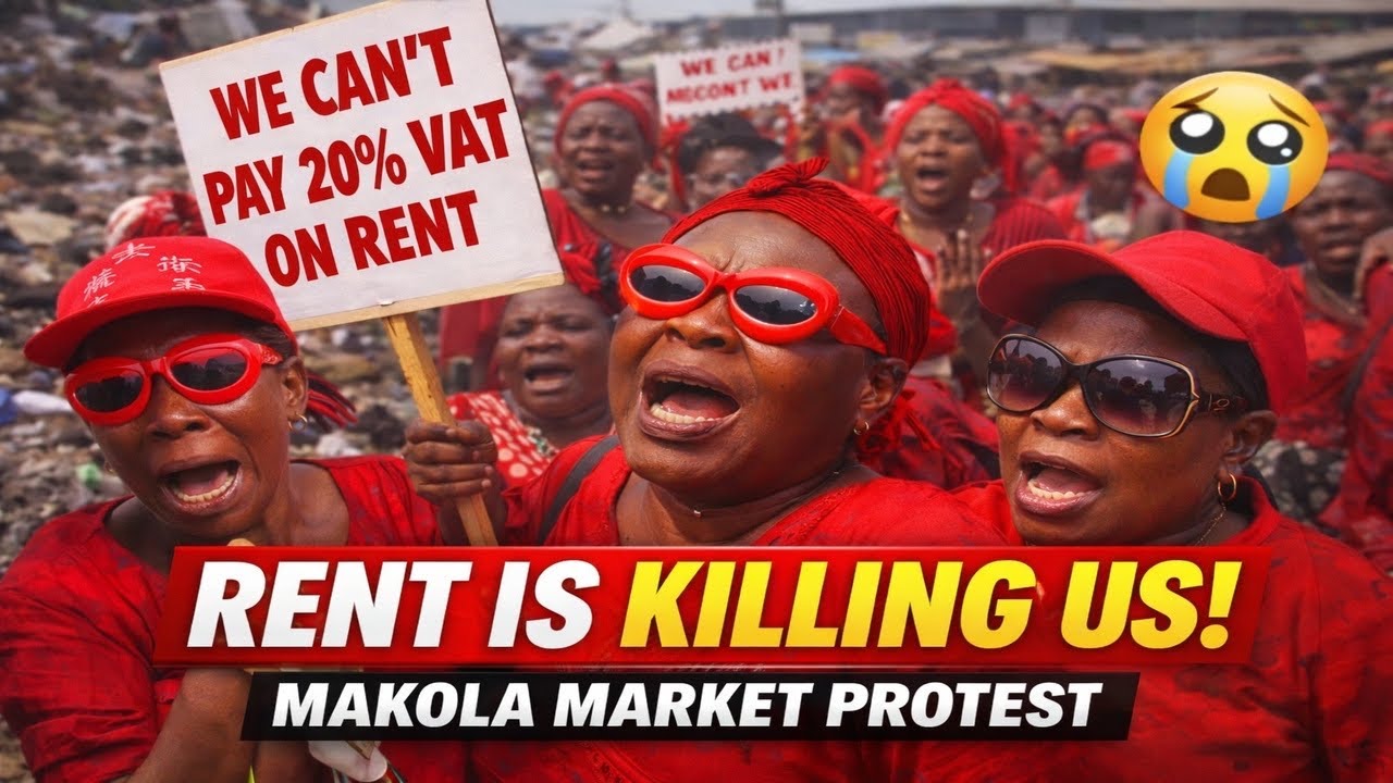 Rent Is Killing Us!” – Makola Women Protest 20% VAT on Rent