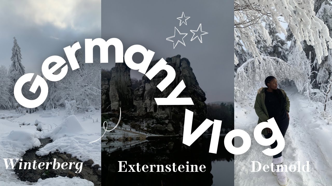 Germany Vlog : Externsteine , Detmold & Winterberg 2023 | Zimbabwean YouTuber