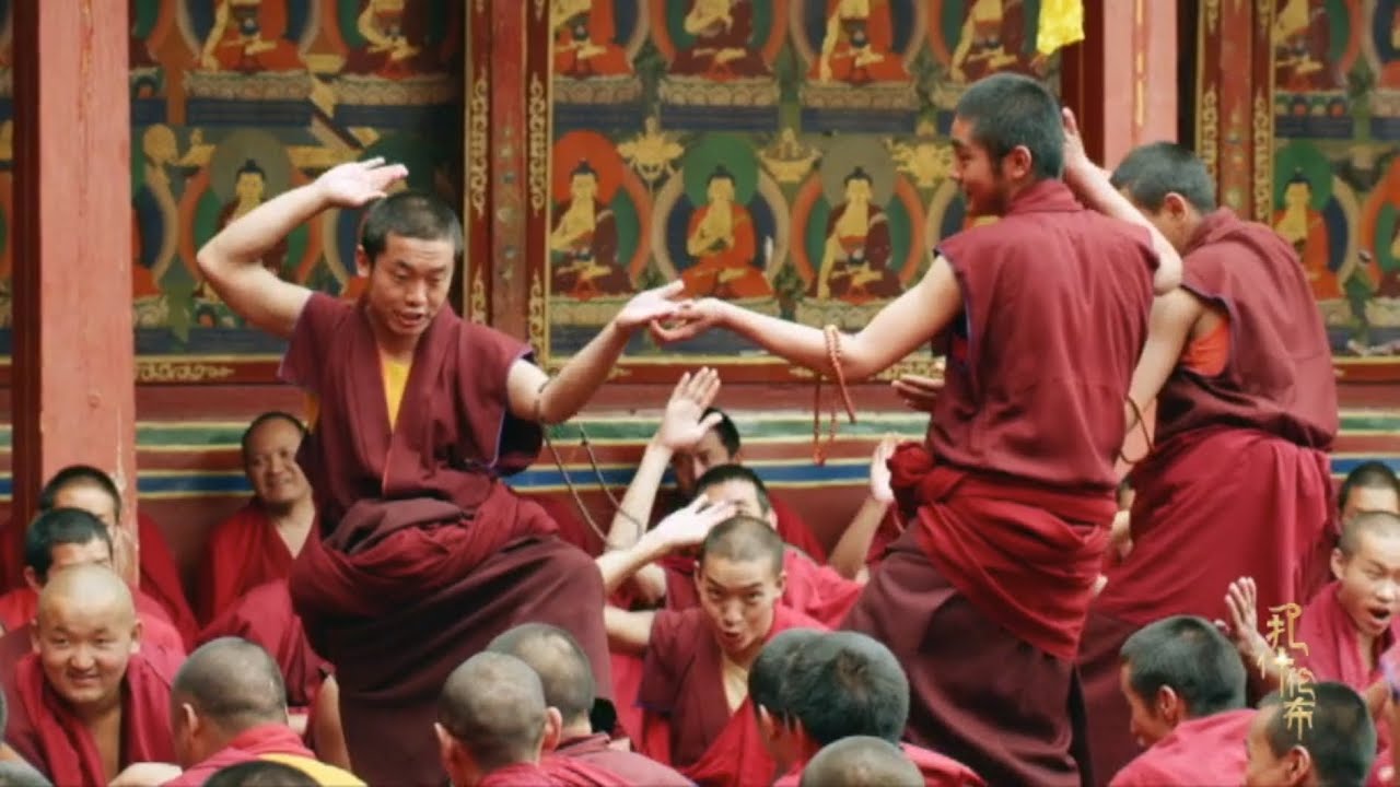 Debate at Tashi Lhunpo Monastery in Xizang