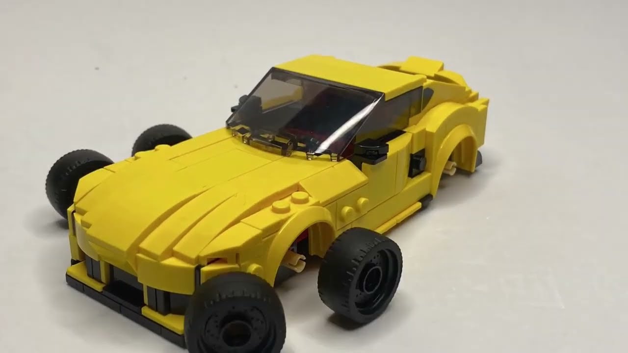 Lego Toyota Supra speed build
