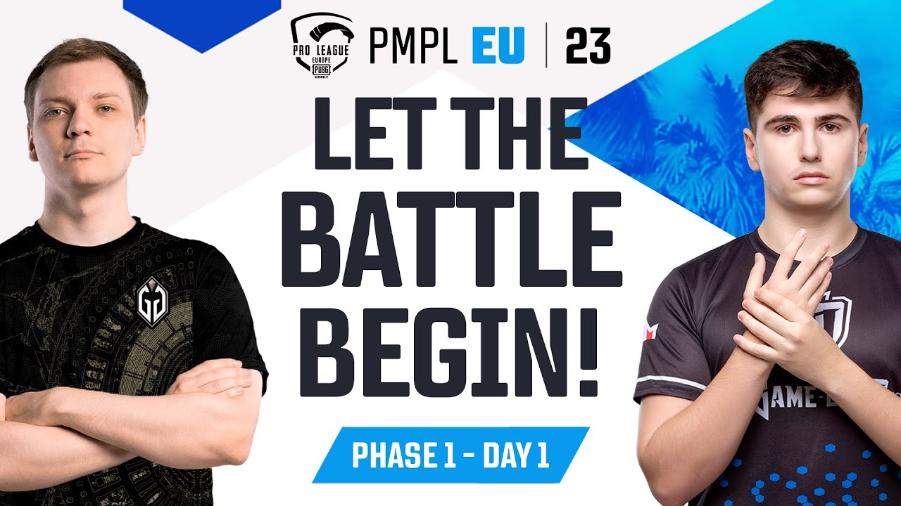 [EN] 2023 PMPL Europe  P1D1  | Spring | Let the battle begin!