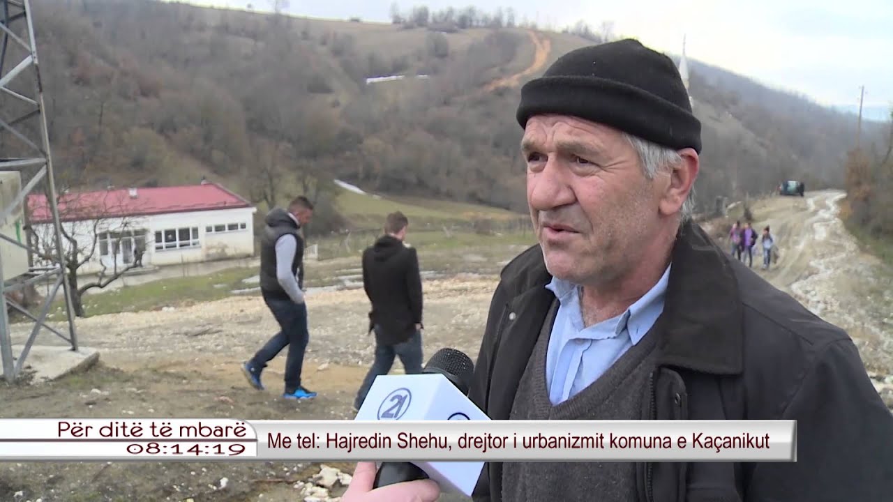 Fshati Gjurgjedell i Kacanikut, me infrastrukture te demtuar 27.02.2015