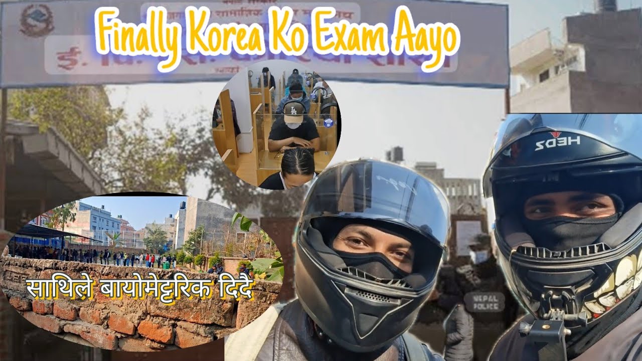 Kamal ko Biometric👍 deyako gowarko eps office ma(voli koria🇰🇷 ko exam)😛