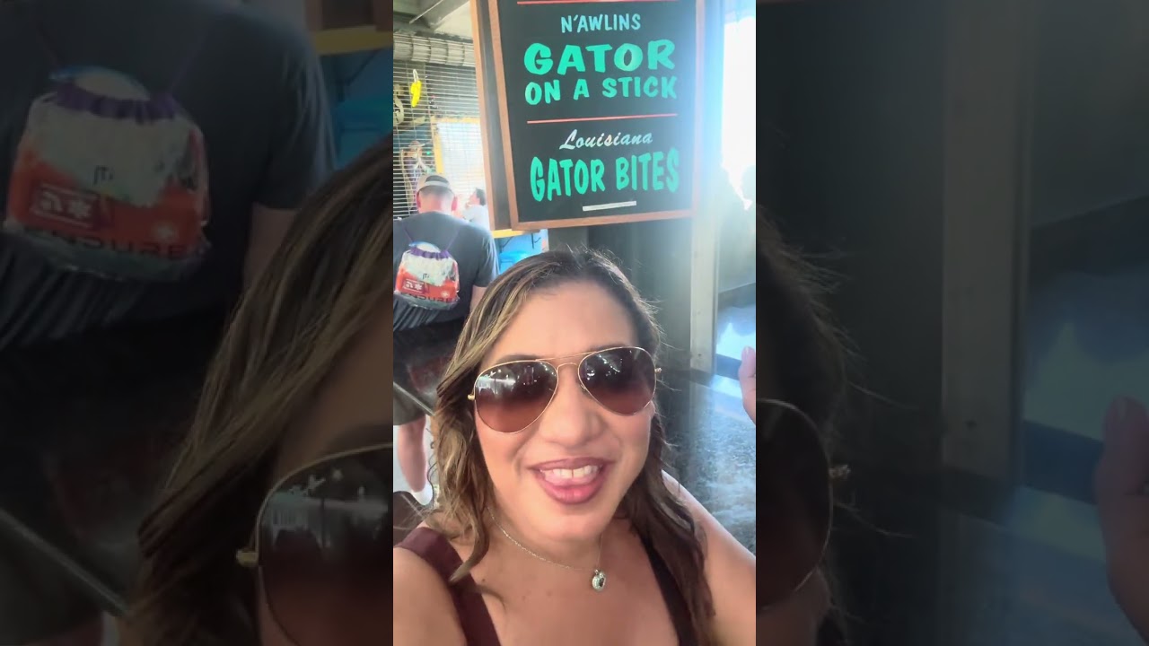 Panameñita vida mía, comiendo en New Orleans