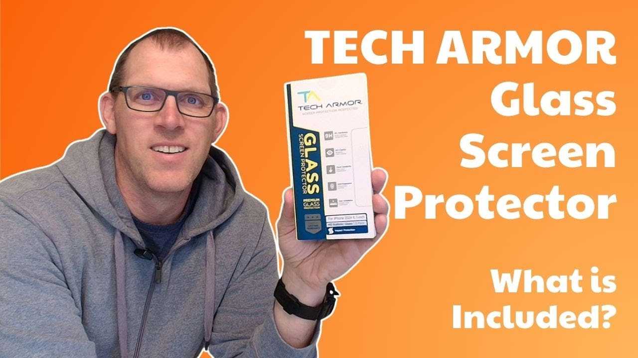 What is included with Tech Armor iPhone 16 Screen Protector