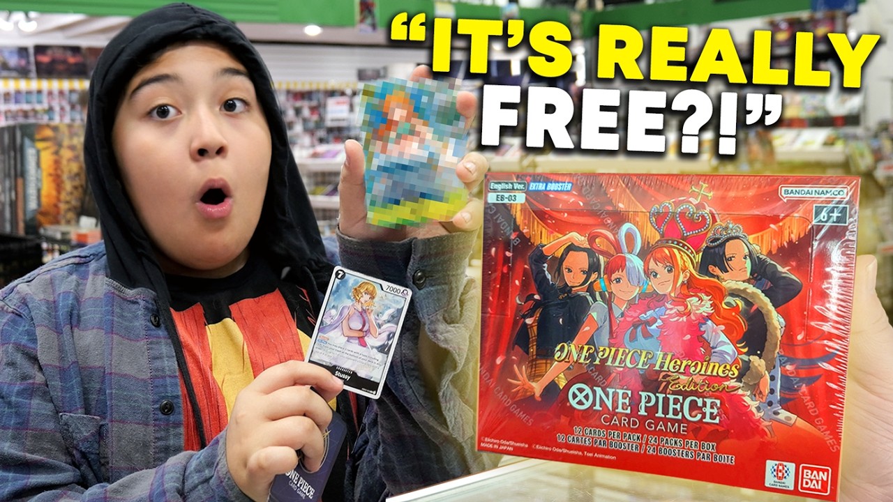 Раздача бесплатных открыток One Piece незнакомцам