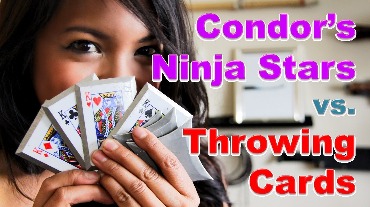 Condor’s Ninja Stars vs. Throwing Cards (Part 1)