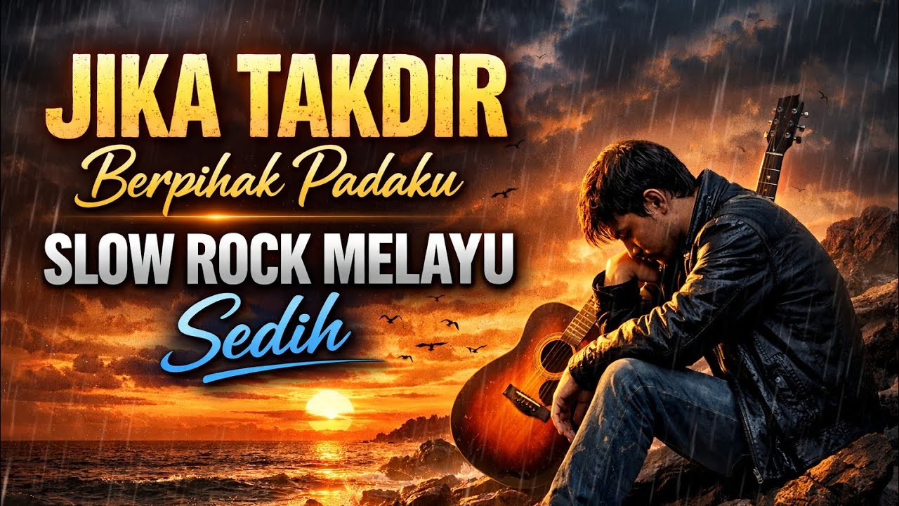 JIKA TAKDIR BERPIHAK PADAKU – Lagu Slow Rock Melayu Sedih Banget 2026 | Full Lirik
