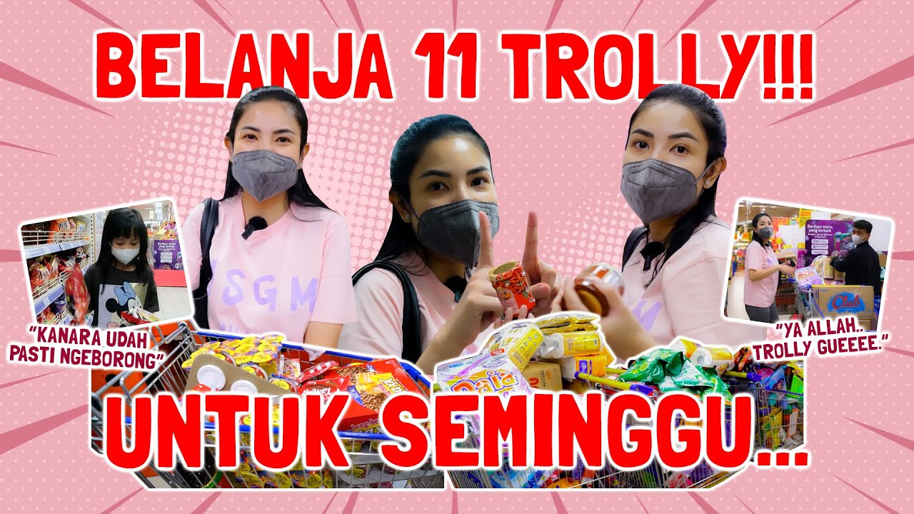 NINDY BELANJA BULANAN LAGI LANGSUNG AMBIL GAK MIKIR HARGA