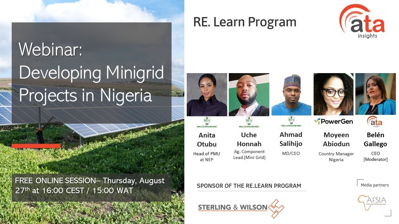 Webinar: Developing Minigrid Projects in Nigeria