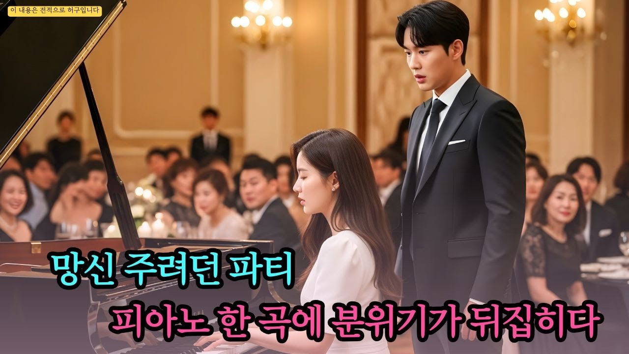 촌스러운 아내를 망신 주려 상류층 파티에 데려간 CEO, 그녀의 피아노 연주에 모두—그마저도—매혹되다!