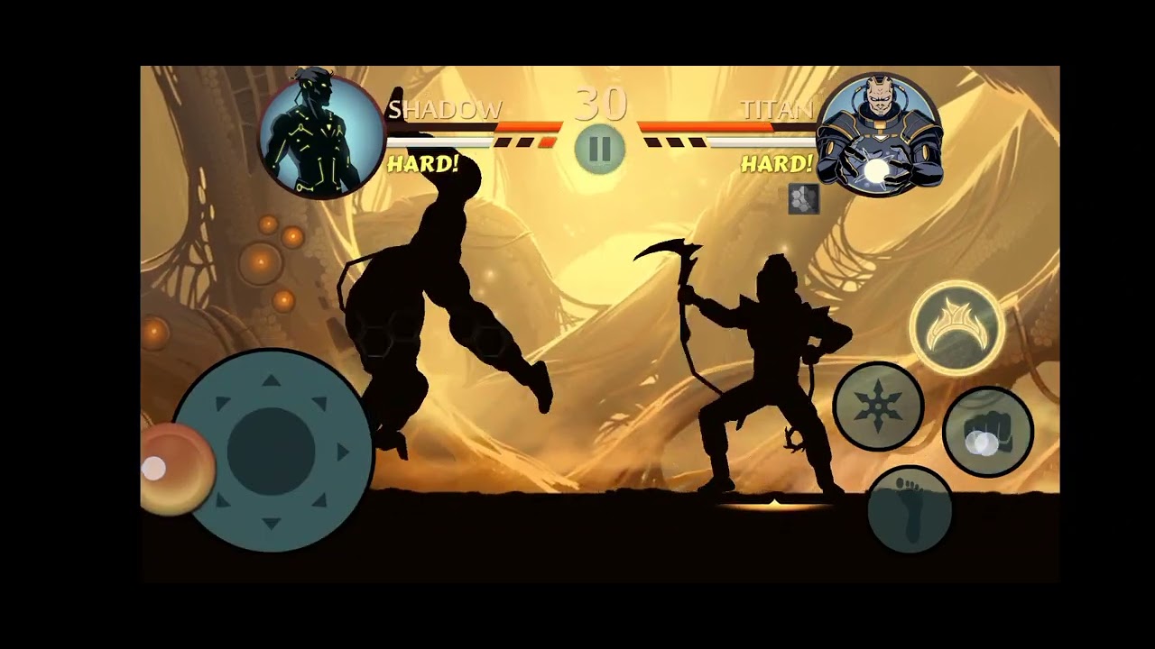 Shadow fight 2 last fight of the game (titan) boss fight