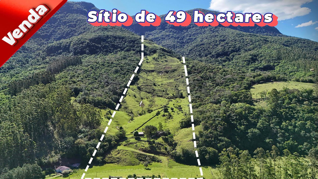 49 hectares - ÁREA GIGANTE! SÍTIO em Maquiné-RS: Açude, Vertentes e Casa R$1.590.000