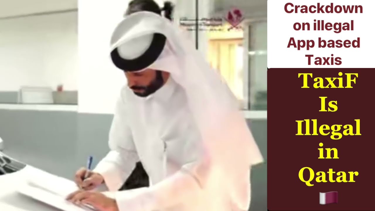 Crackdown on illegal App based Taxis in #qatar
