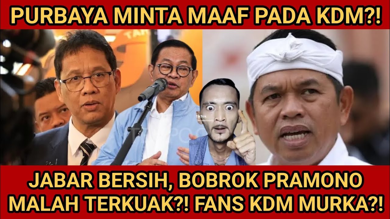 TERKEJUT‼️ PURBAYA MINTA MAAF KE KAMG DEDI?! BOROK DKI JAKARTA TERKUAK BUAT PRAMONO ANUNG PANIK?!