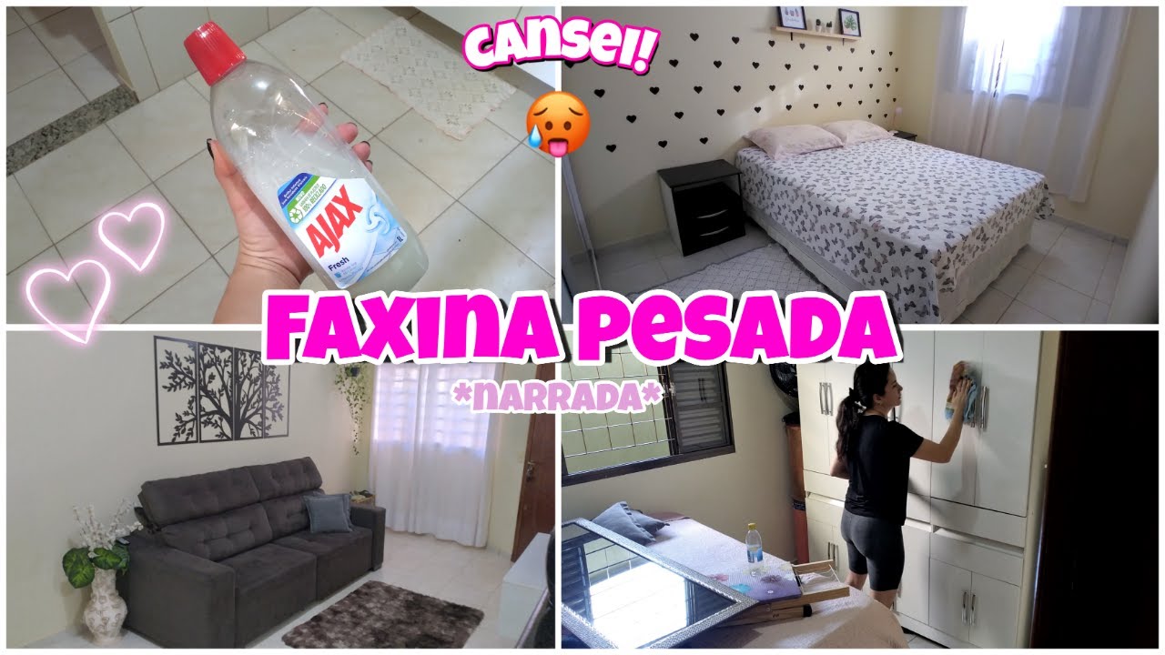 FAXINA PESADONA ❤ CANSEI ❤ FAXINA COMPLETA 2022