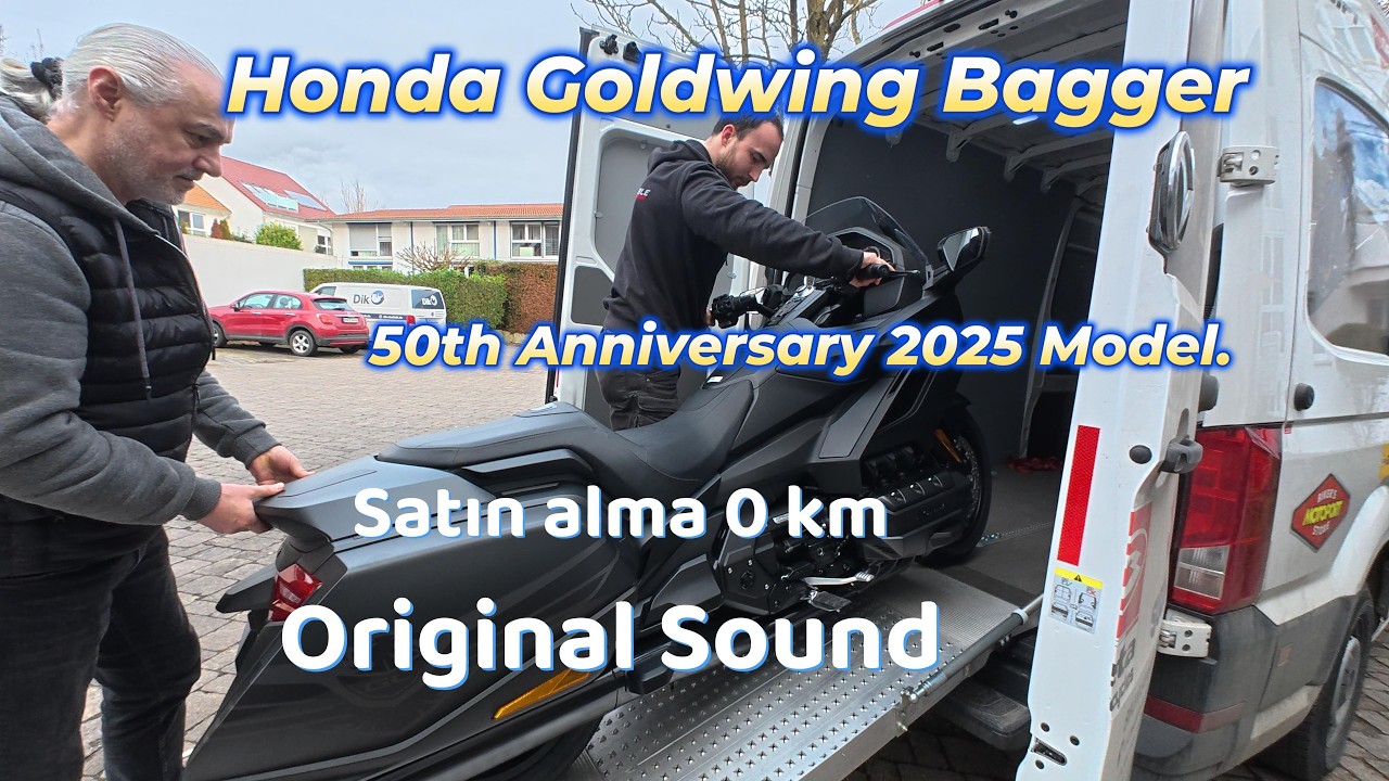 Honda Goldwing Bagger 50th Anniversary 2025 Model. Satın alma 0 km Original Sound