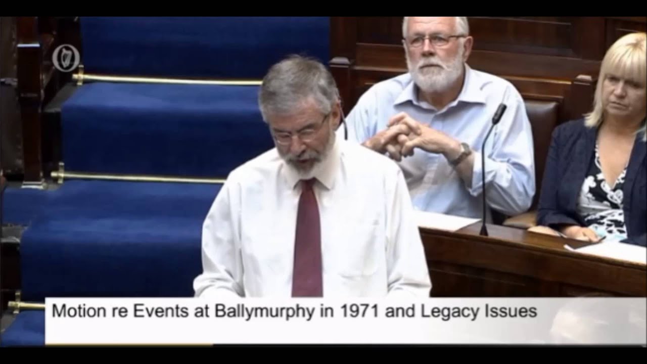 Ballymuphy Massacre - Powerful speech by Gerry Adams