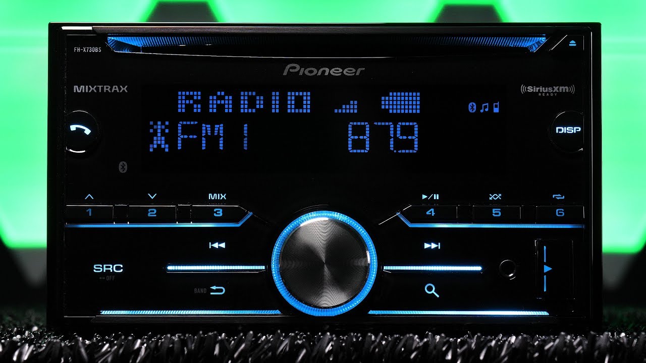 Pioneer FH-X730BS Double DIN Bluetooth Stereo