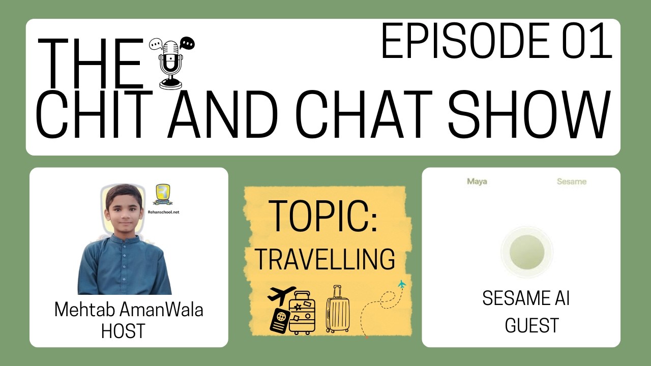 Interview with Sesame AI I Episode 01 I The Chit and Chat Show
