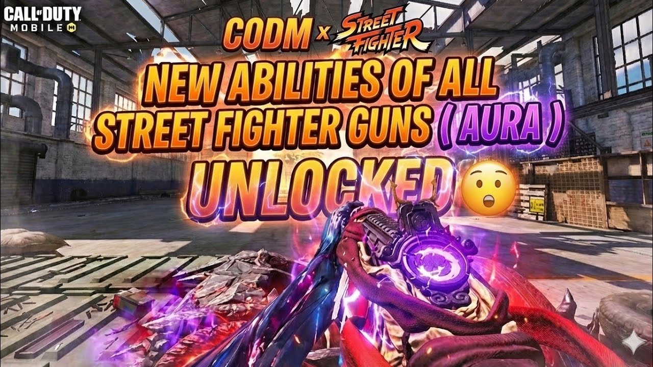 💥CODM Street Fighter All guns NEW Features AURA UNLOCKED for all Series 