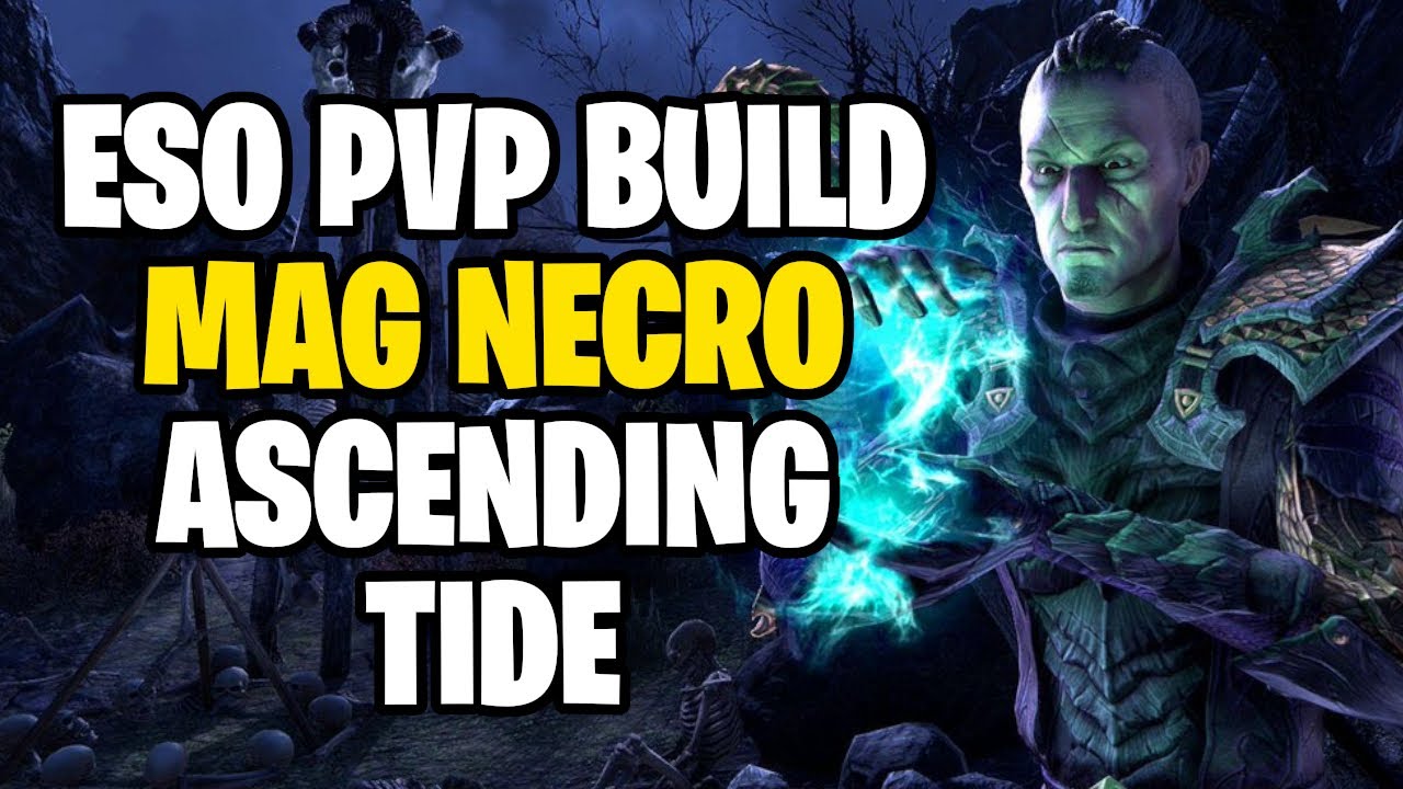 ESO Magicka Necromancer PvP Build & Gameplay (Ascending Tide)