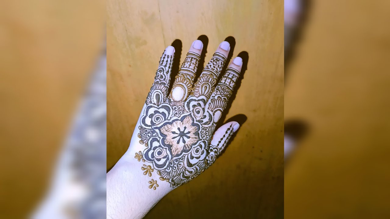 Full Mehedi Tutorial | Easy Bridal Style Henna Design |✨ @kabyanushondhi 