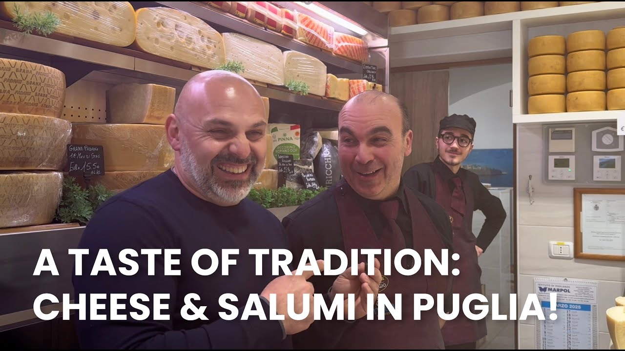A Taste of Tradition: Cheese & Salumi in a Salumeria in Puglia!