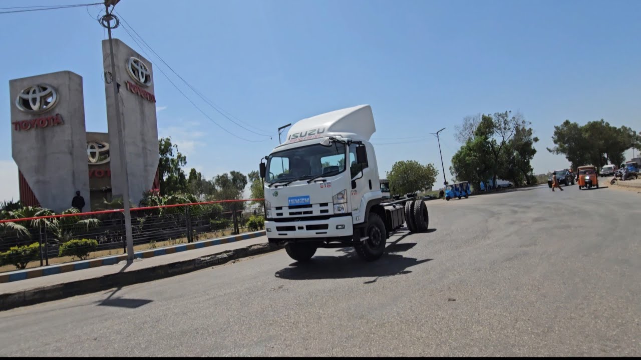 RECIVING BRAND NEW ISUZU FVR90 210HP DRIVEN ONLY 18KM ON ROAD TEST #isuzu #fvr #fvr90 #fvr210